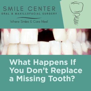 photo of a missing tooth